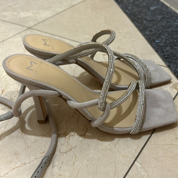 Marc fisher heels, heeled sandal, sparkly Debbie Sandal - Picture 2 of 4